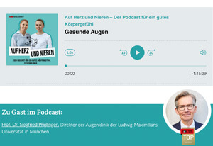 augenarzt linz prof. dr. priglinger podcast focus gesundheit