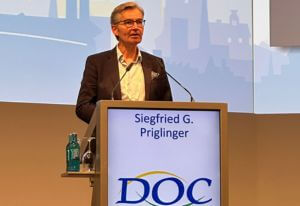 Experten Prof. Dr. Dirisamer, PD Dr. Dr. Luft und Prof. Dr. Priglinger, DOC Kongress 2024