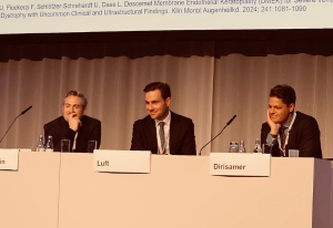 Experten Prof. Dr. Dirisamer, PD Dr. Dr. Luft und Prof. Dr. Priglinger, DOG 2025 Berlin