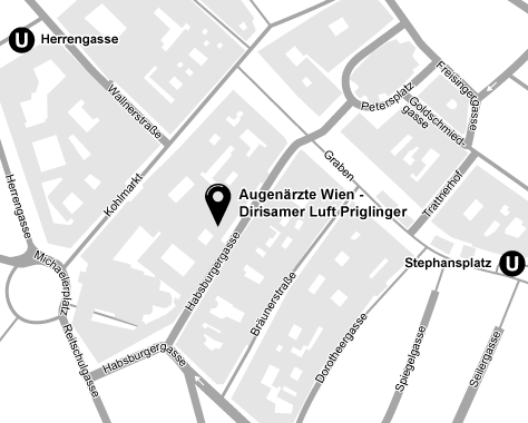 Anfahrt Praxis Augenarzt Wien, Dirisamer Luft Priglinger